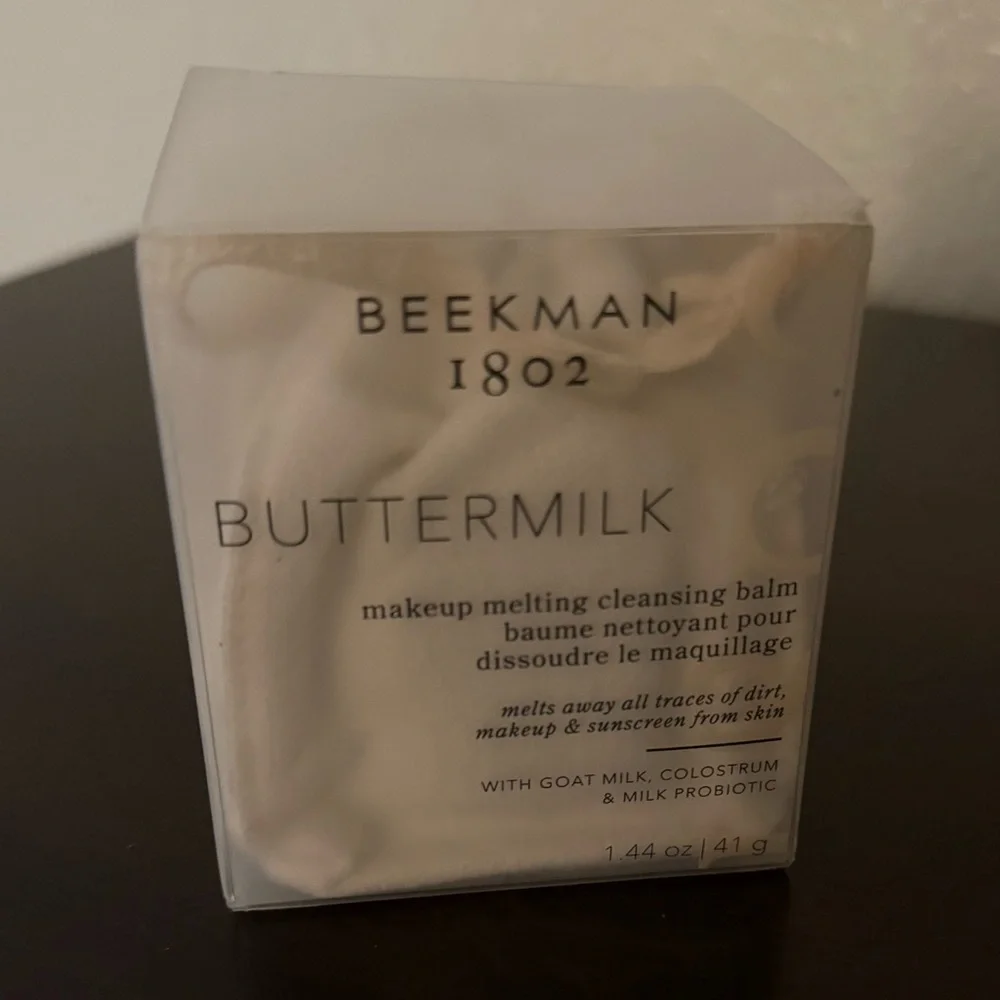 Beekman 1802 Buttermilk Makeup Melting Cleansing Balm Goat Milk Cleanser